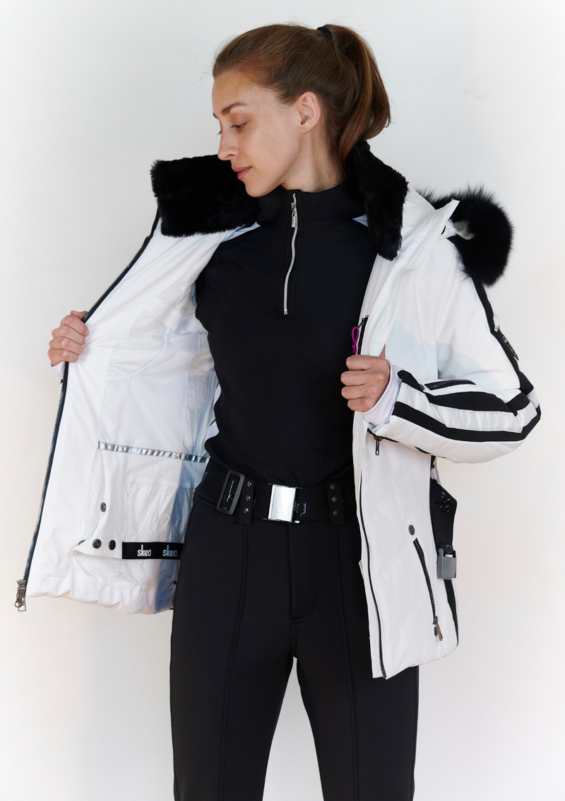 ski jackets, ski pants, luxury skiwear, ski apparel, ski fashion, fur ski apparel, fur trim, Coco Parka, Skea Limited, Skea Limited - Skea Limited