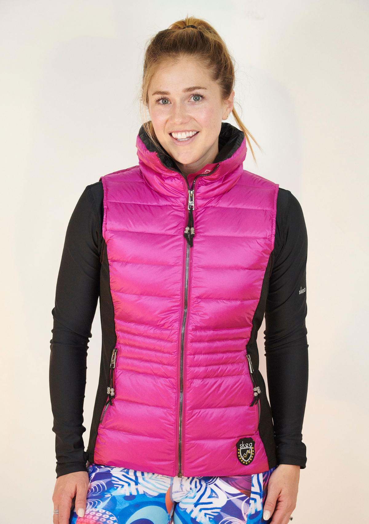 ski jackets, ski pants, luxury skiwear, ski apparel, ski fashion, fur ski apparel, fur trim, Cosmic Vest - Outlet, Skea Limited, Skea Limited - Skea Limited