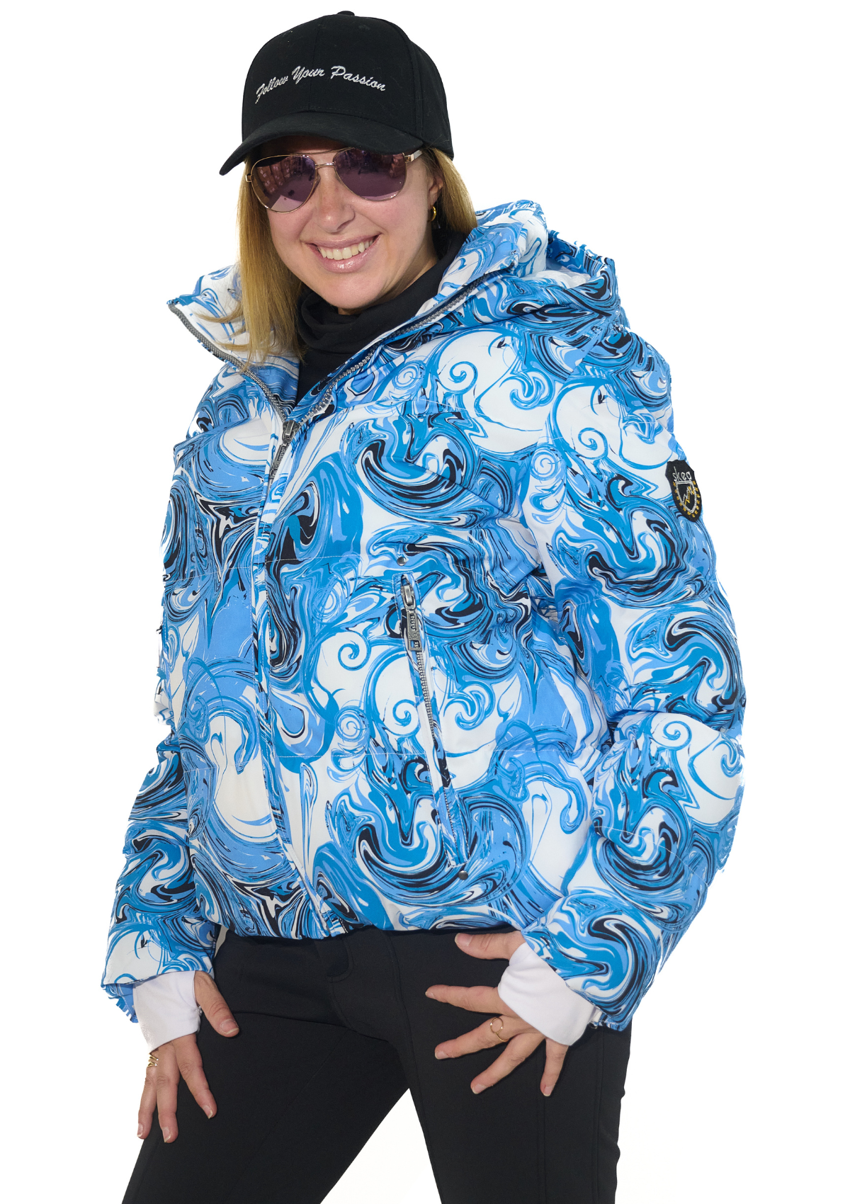 ski jackets, ski pants, luxury skiwear, ski apparel, ski fashion, fur ski apparel, fur trim, Revive Jacket Print, Skea Limited, Skea Limited - Skea Limited