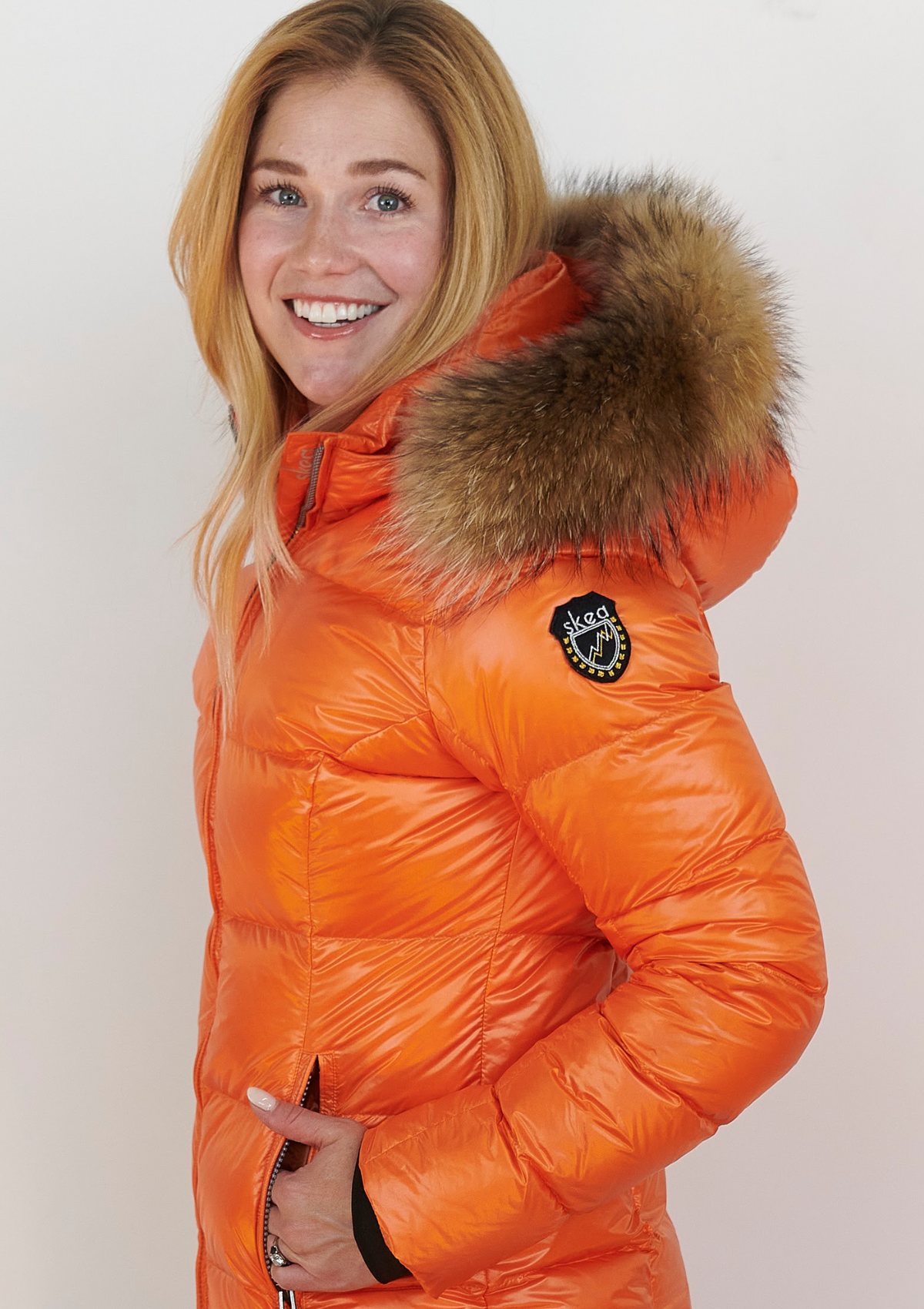 Elsa Ski Jacket L Skea Limited Mandarin Orange 8
