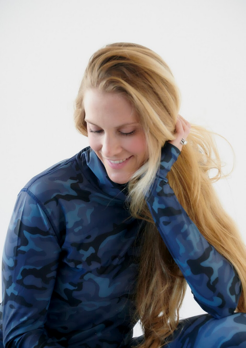 ski jackets, ski pants, luxury skiwear, ski apparel, ski fashion, fur ski apparel, fur trim, Bonnie Tall Neck Top - Outlet, Skea Limited, Skea Limited - Skea Limited