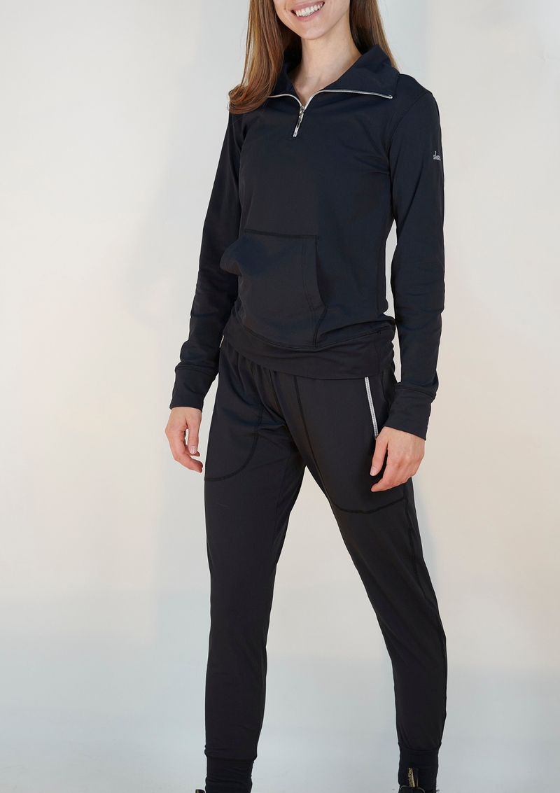 ski jackets, ski pants, luxury skiwear, ski apparel, ski fashion, fur ski apparel, fur trim, Jamie Zip Pullover, Skea Limited, Skea Limited - Skea Limited