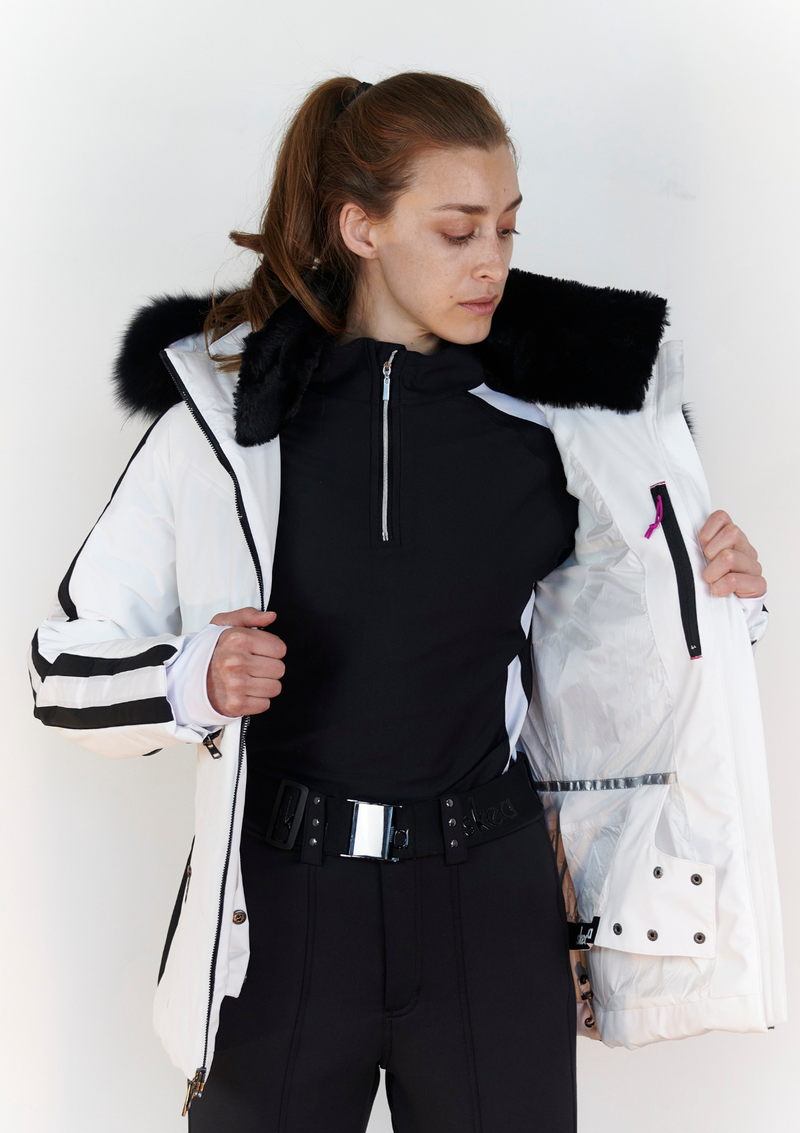 ski jackets, ski pants, luxury skiwear, ski apparel, ski fashion, fur ski apparel, fur trim, Coco Parka, Skea Limited, Skea Limited - Skea Limited