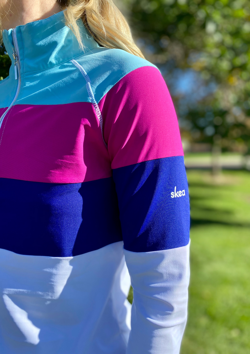 ski jackets, ski pants, luxury skiwear, ski apparel, ski fashion, fur ski apparel, fur trim, Callie Long Sleeve Top, Skea Limited, Skea Limited - Skea Limited