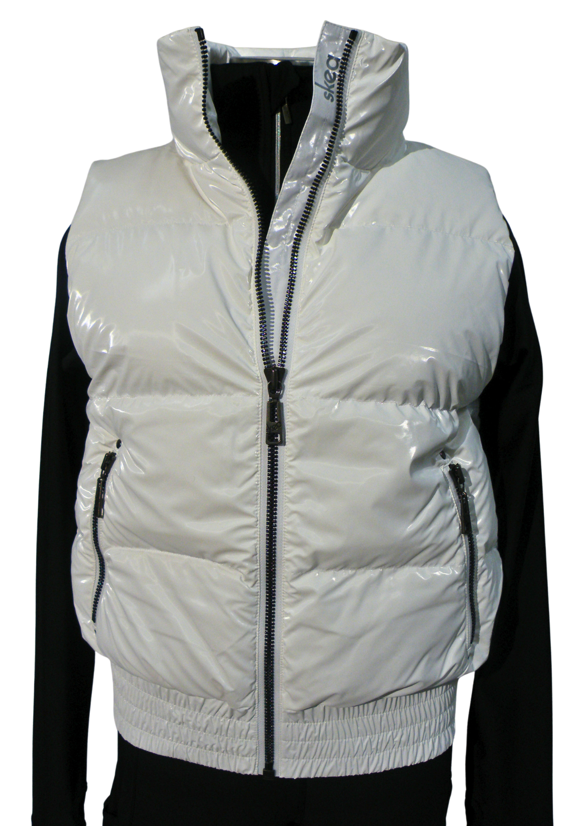 ski jackets, ski pants, luxury skiwear, ski apparel, ski fashion, fur ski apparel, fur trim, Tara Ultra Puffy Vest, Skea Limited, Skea Limited - Skea Limited