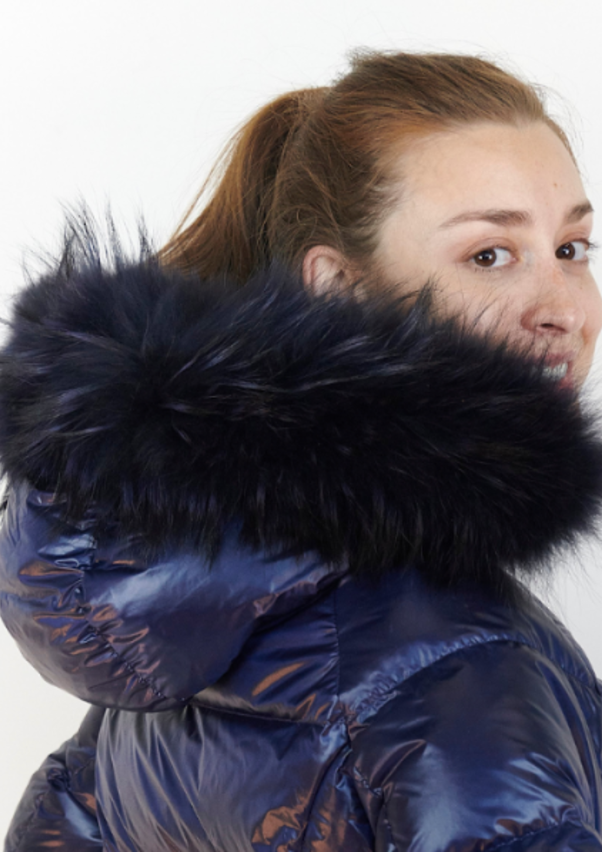 ski jackets, ski pants, luxury skiwear, ski apparel, ski fashion, fur ski apparel, fur trim, Real 2 inch Navy Fur, Skea Limited, Skea Limited - Skea Limited