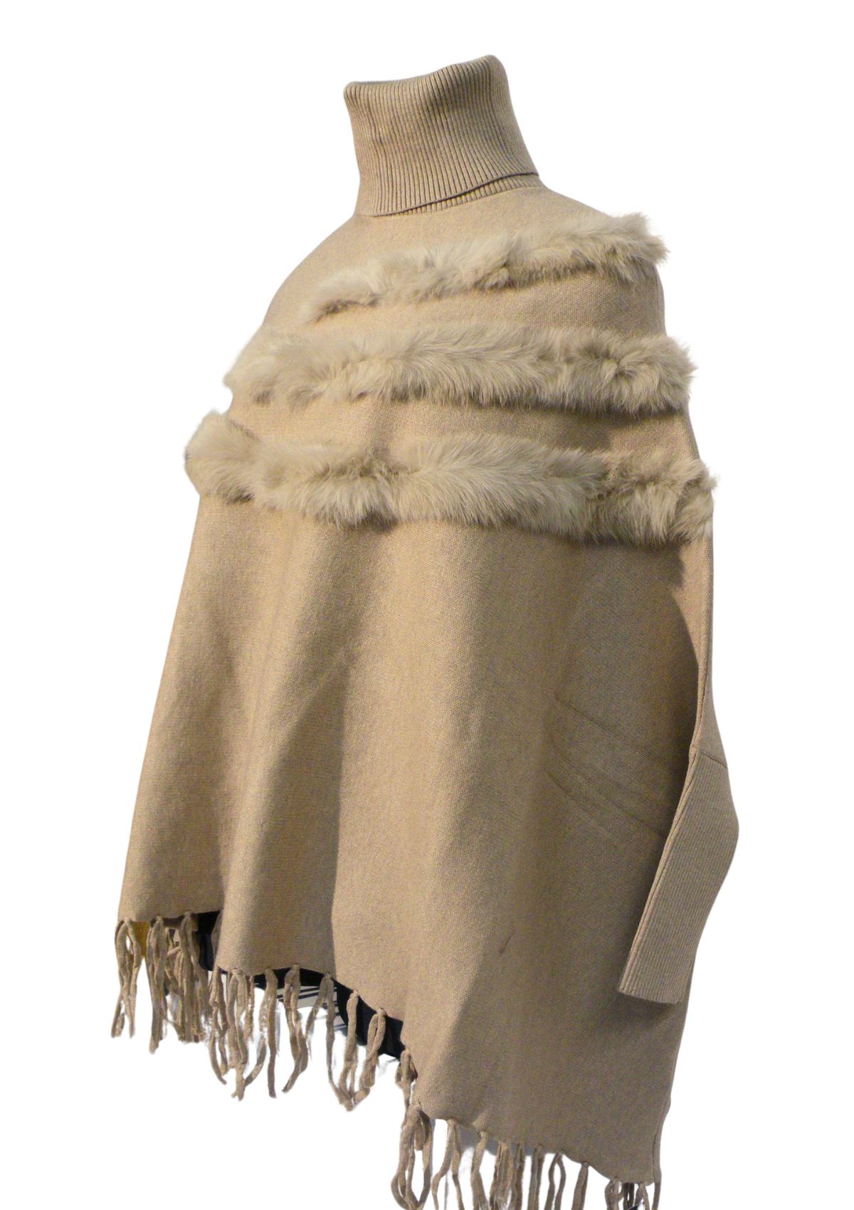 ski jackets, ski pants, luxury skiwear, ski apparel, ski fashion, fur ski apparel, fur trim, Fringe Shawl, Skea Limited, Skea Limited - Skea Limited