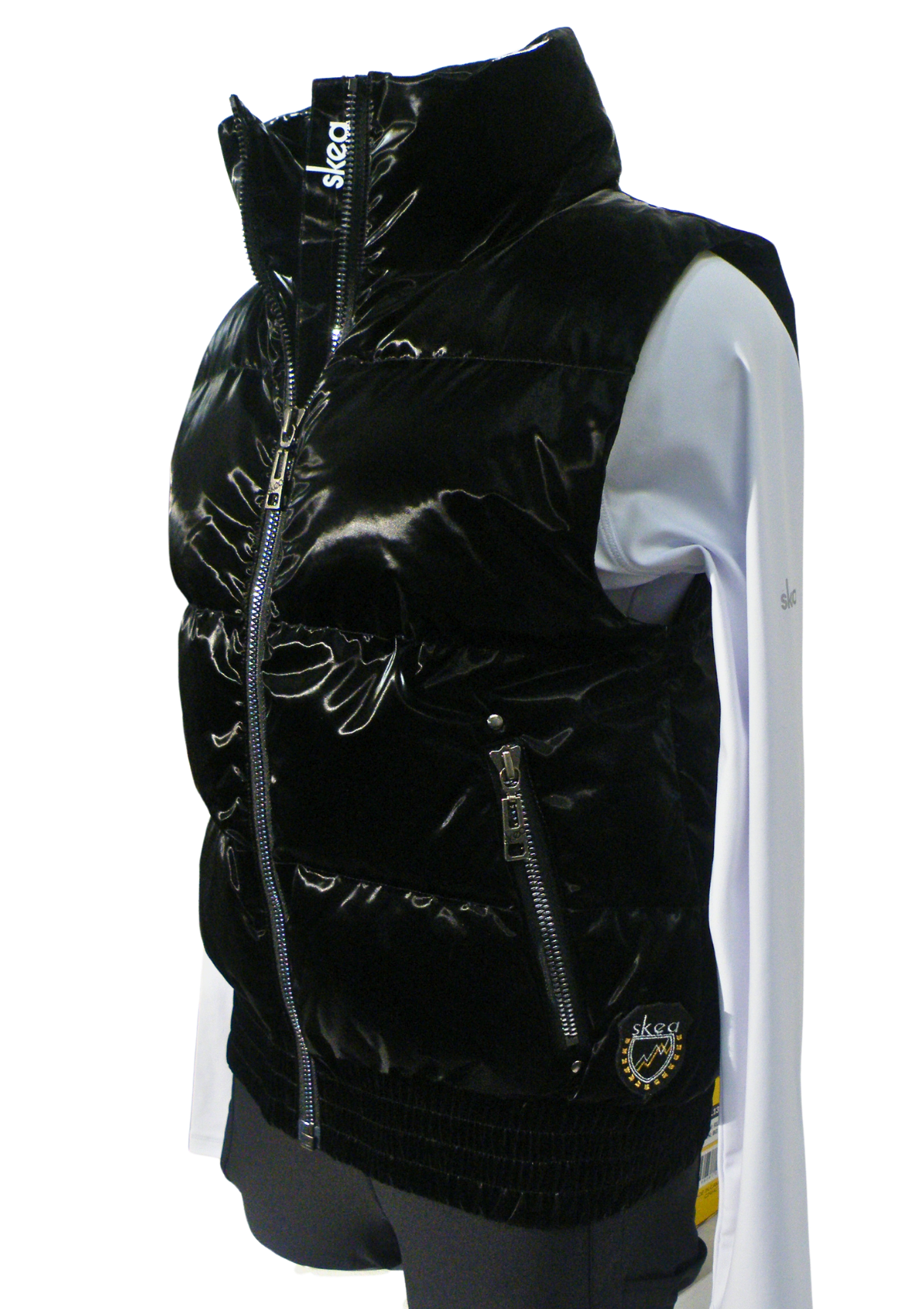 ski jackets, ski pants, luxury skiwear, ski apparel, ski fashion, fur ski apparel, fur trim, Tara Ultra Puffy Vest, Skea Limited, Skea Limited - Skea Limited