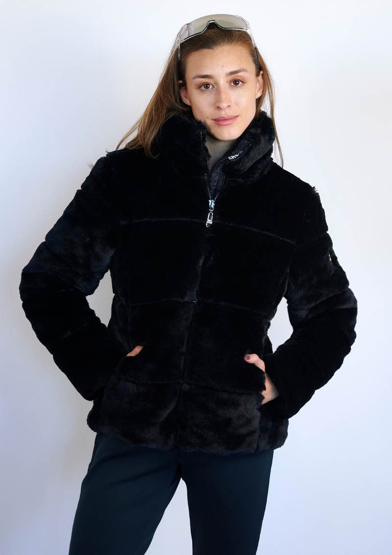 ski jackets, ski pants, luxury skiwear, ski apparel, ski fashion, fur ski apparel, fur trim, Jana Ultra Puffy Faux Fur Down Jacket, Skea Limited, Skea Limited - Skea Limited