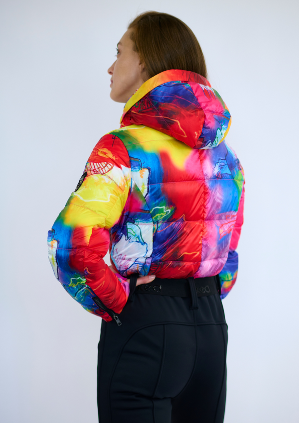 ski jackets, ski pants, luxury skiwear, ski apparel, ski fashion, fur ski apparel, fur trim, Riva One-Piece Suit - Taos Edition, Skea Limited, Skea Limited - Skea Limited
