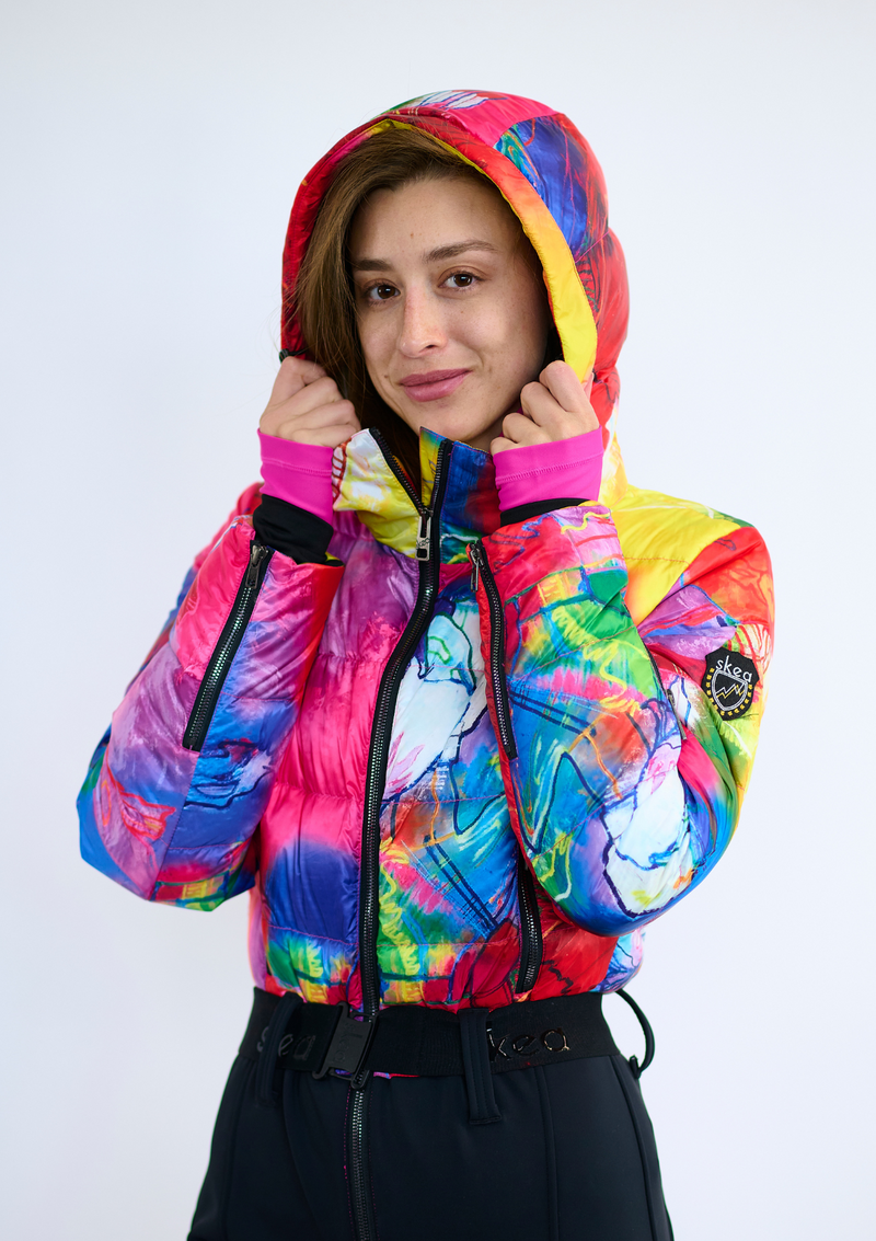 ski jackets, ski pants, luxury skiwear, ski apparel, ski fashion, fur ski apparel, fur trim, Riva One-Piece Suit - Taos Edition, Skea Limited, Skea Limited - Skea Limited