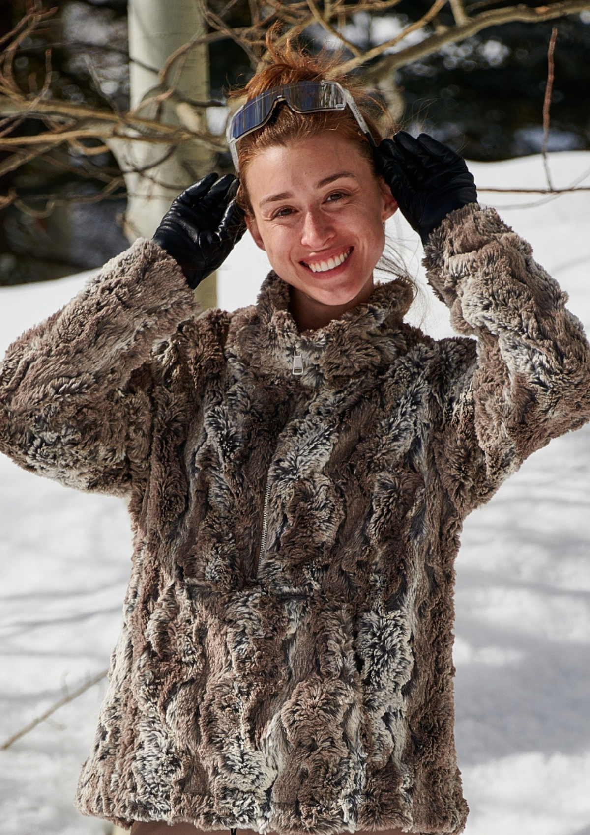 【超美品】HYKE FAUX FUR REVERSIBLE JACKET S HYKE - 【専用】FAUX FUR REVERSIBLE SHORT COAT HYKEの通販 by mame's