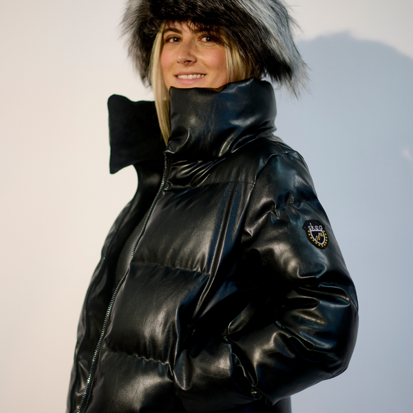 Ava Crop Vegan Leather Jacket l SKEA Limited – Skea Limited