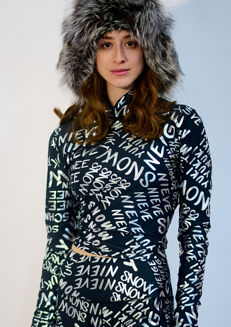 ski jackets, ski pants, luxury skiwear, ski apparel, ski fashion, fur ski apparel, fur trim, Bonnie Tall Neck Top, Skea Limited, Skea Limited - Skea Limited