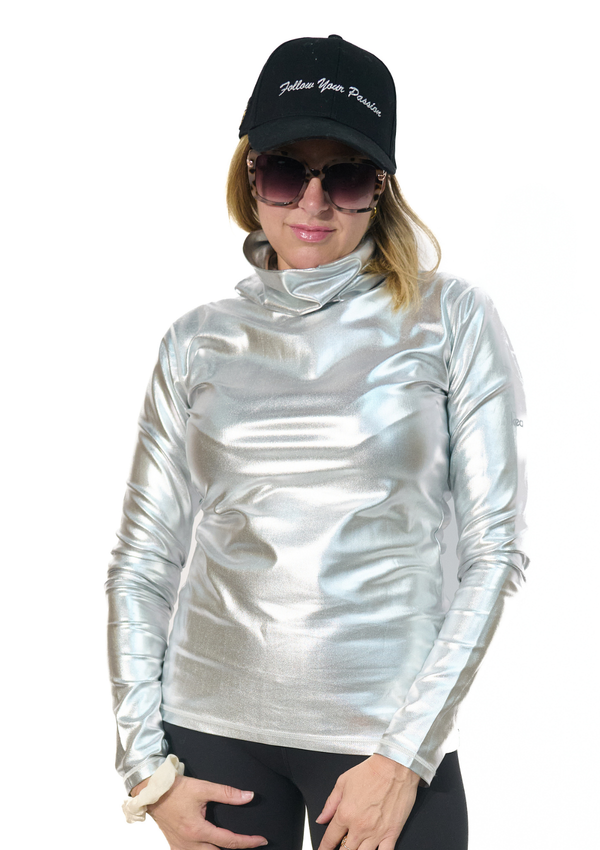 ski jackets, ski pants, luxury skiwear, ski apparel, ski fashion, fur ski apparel, fur trim, Bonnie Tall Neck Top, Skea Limited, Skea Limited - Skea Limited