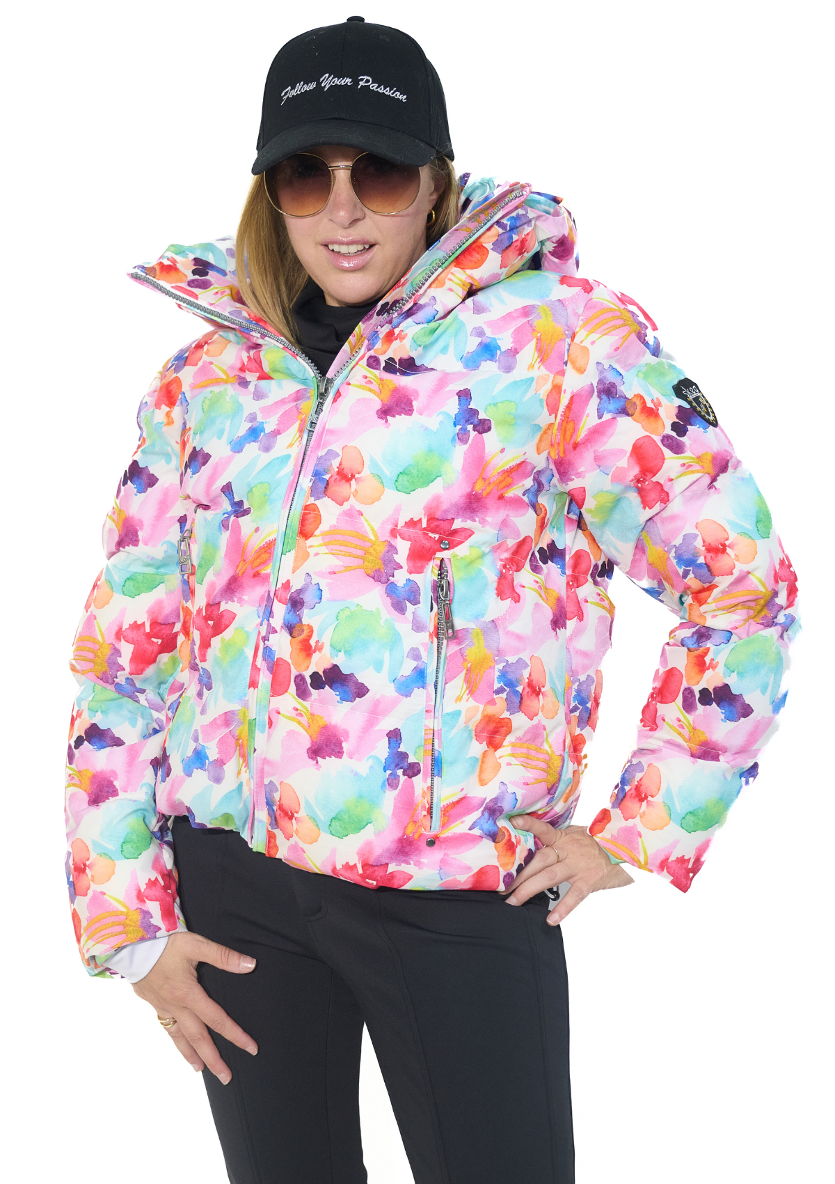 ski jackets, ski pants, luxury skiwear, ski apparel, ski fashion, fur ski apparel, fur trim, Revive Jacket Print, Skea Limited, Skea Limited - Skea Limited
