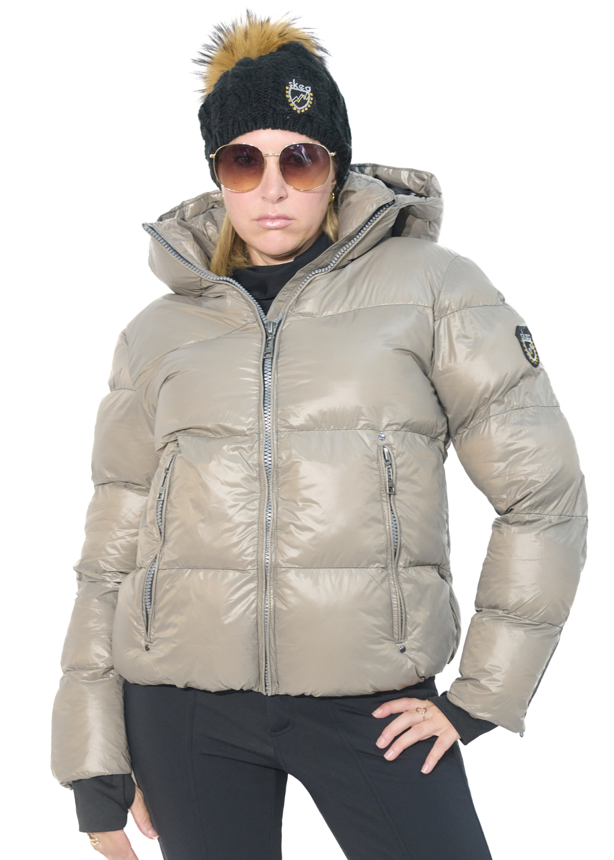 ski jackets, ski pants, luxury skiwear, ski apparel, ski fashion, fur ski apparel, fur trim, Revive Jacket Solid, Skea Limited, Skea Limited - Skea Limited