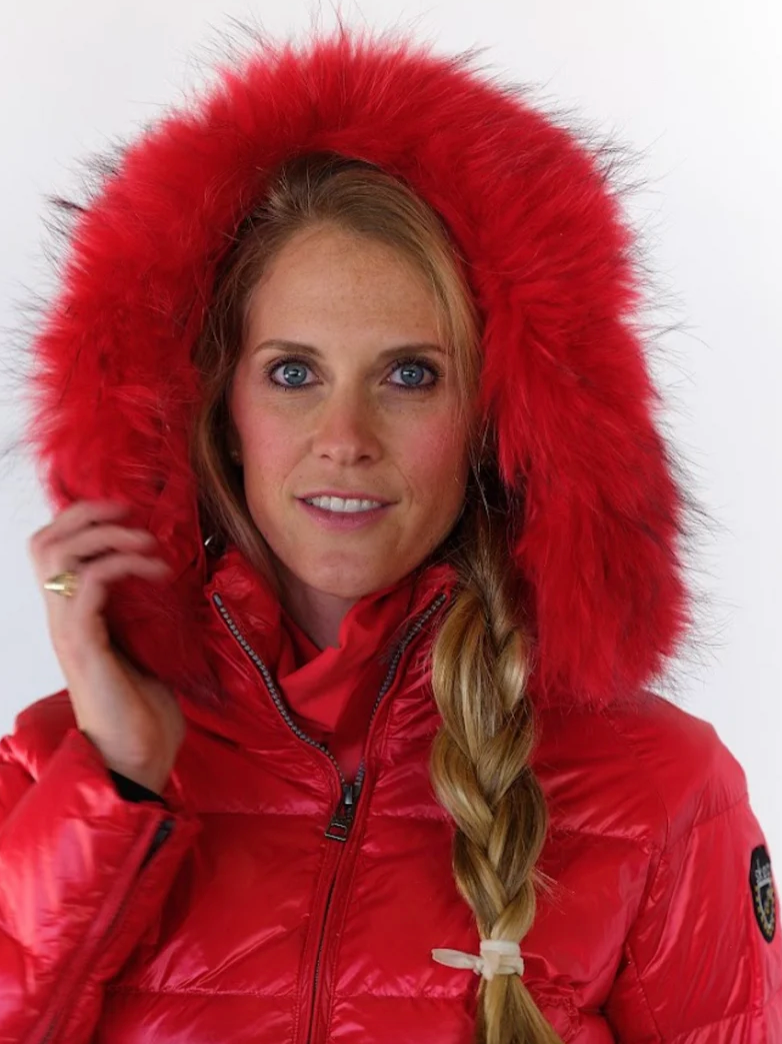 ski jackets, ski pants, luxury skiwear, ski apparel, ski fashion, fur ski apparel, fur trim, Faux Red Fur, Skea Limited, Skea Limited - Skea Limited