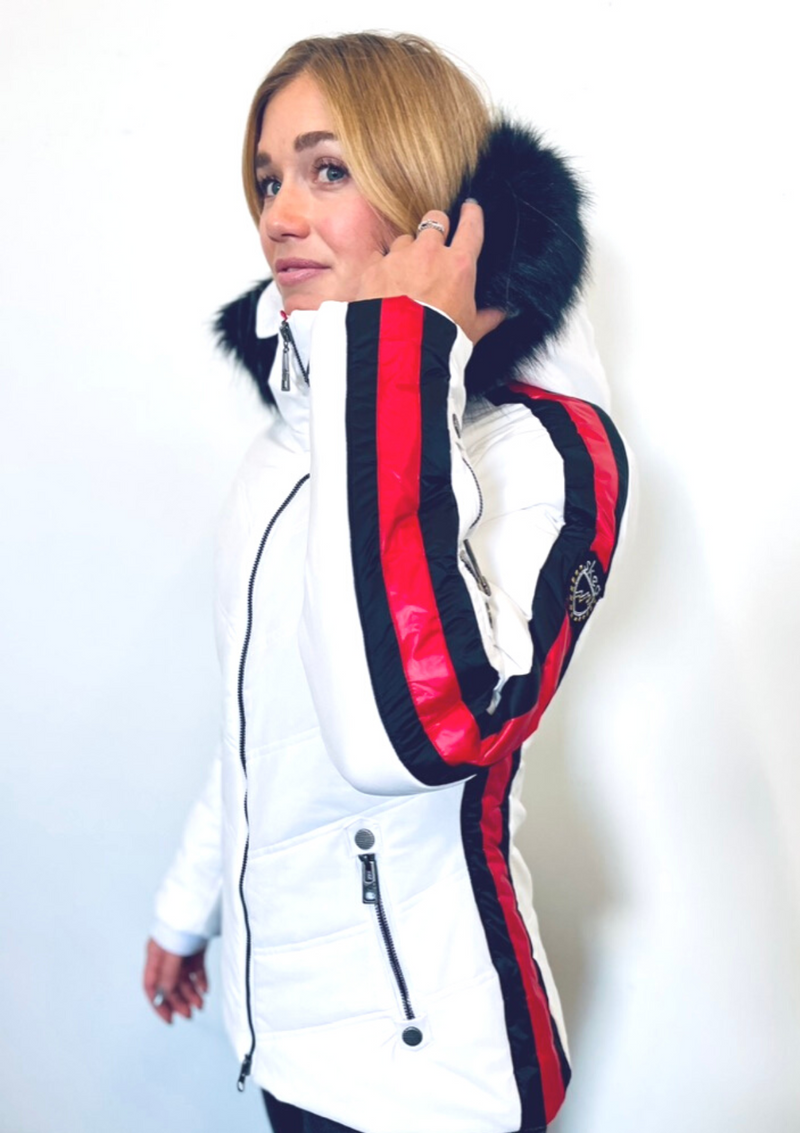 ski jackets, ski pants, luxury skiwear, ski apparel, ski fashion, fur ski apparel, fur trim, Chloe Jacket, Skea Limited, Skea Limited - Skea Limited