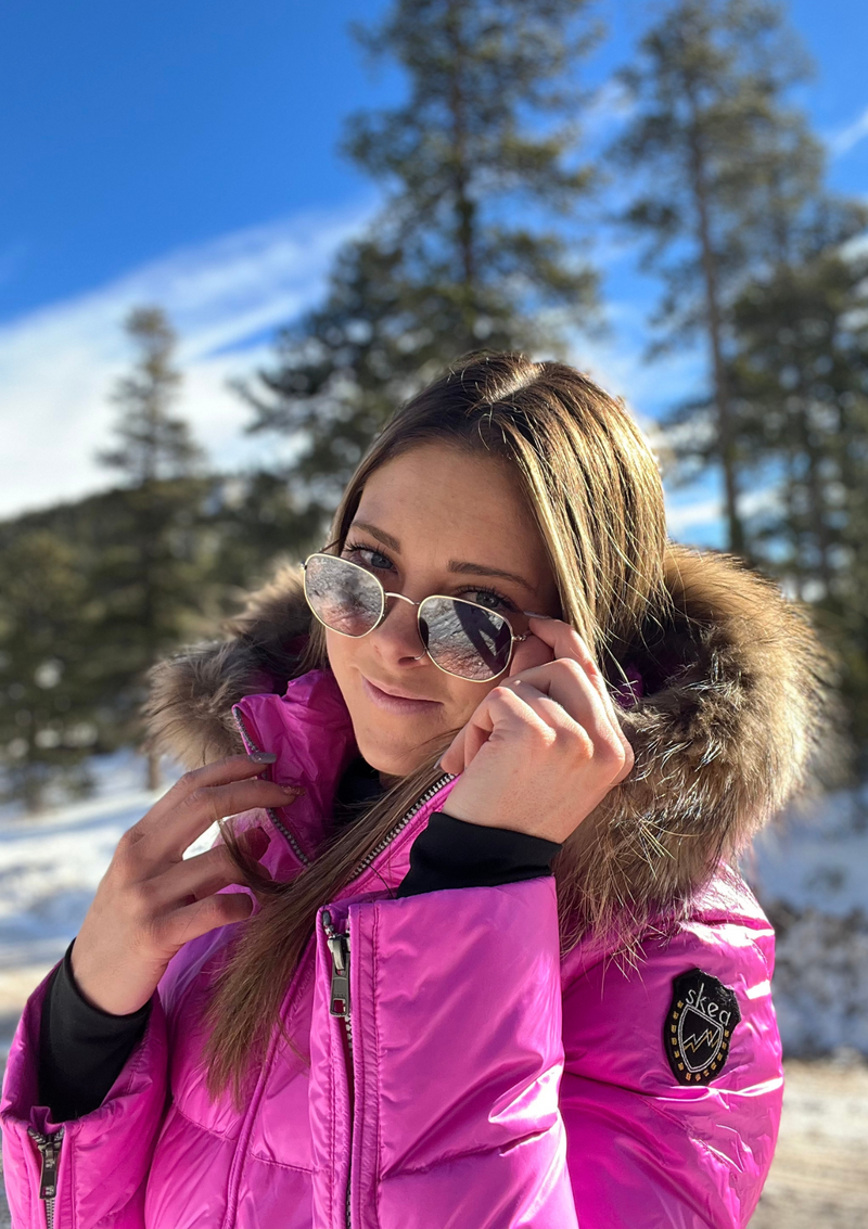 Fur hood 2025 ski jacket