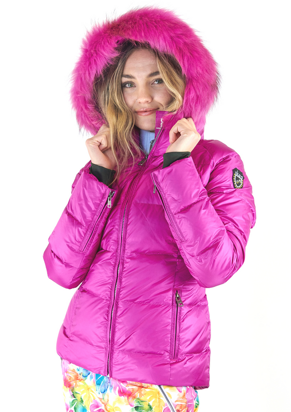 ski jackets, ski pants, luxury skiwear, ski apparel, ski fashion, fur ski apparel, fur trim, Elsa Ski Jacket - Outlet, Skea Limited, Skea Limited - Skea Limited