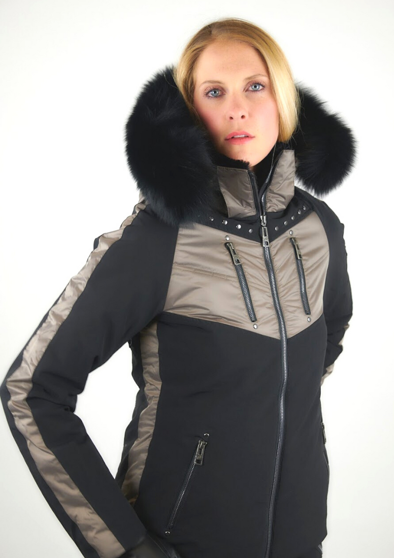 ski jackets, ski pants, luxury skiwear, ski apparel, ski fashion, fur ski apparel, fur trim, Lara Jacket - Outlet, Skea Limited, Skea Limited - Skea Limited