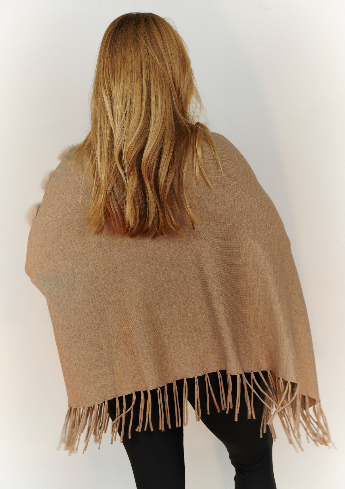 Arts＆Science Cashmere Fringe Shawl Arts＆Science Cashmere Fringe Shawl