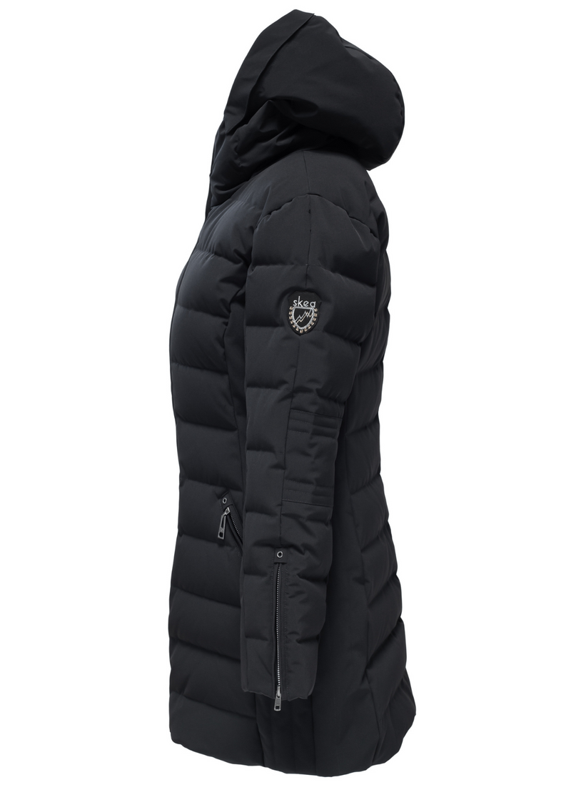 ski jackets, ski pants, luxury skiwear, ski apparel, ski fashion, fur ski apparel, fur trim, Annabelle Coat - Outlet, Skea Limited, Skea Limited - Skea Limited