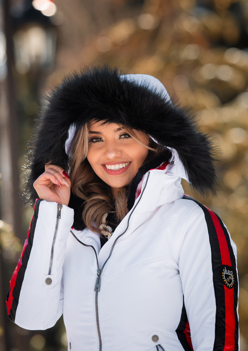 ski jackets, ski pants, luxury skiwear, ski apparel, ski fashion, fur ski apparel, fur trim, Chloe Jacket, Skea Limited, Skea Limited - Skea Limited